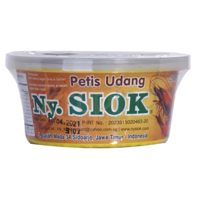 

PROMO Petis Udang Ny Siok 250gr - Ny Siok Petis Udang 250gr