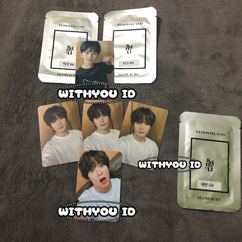 PC Photocard Ar Jaehyun Mark Yuta Jungwoo slowacid ver 3