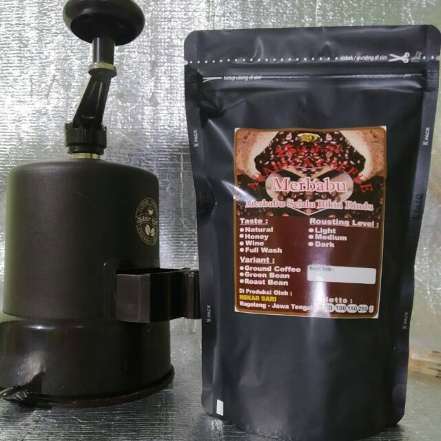 

Kopi Arabika Merbabu 150 gr ( Honey Process ) Syahdu Coffe