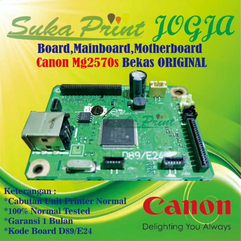 Board Mg2570,Mg2470,Mg2570s, Mainboard, Motherboard Canon Mg2470,Mg2570, Mg2570s ORIGINAL