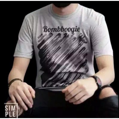 Baju Kaos Boombogie Prai Tangan Pendek