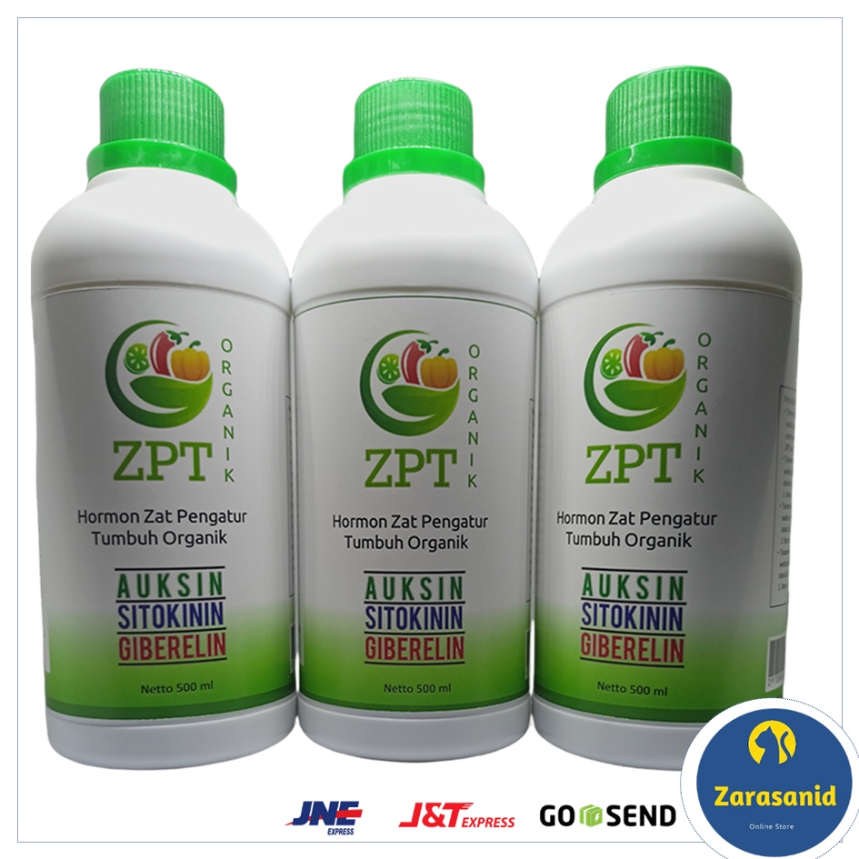 Hormon ZPT Organik Zat Pengatur Tumbuh Organik Lengkap Auksin Giberelin Sitokinin  500 ml