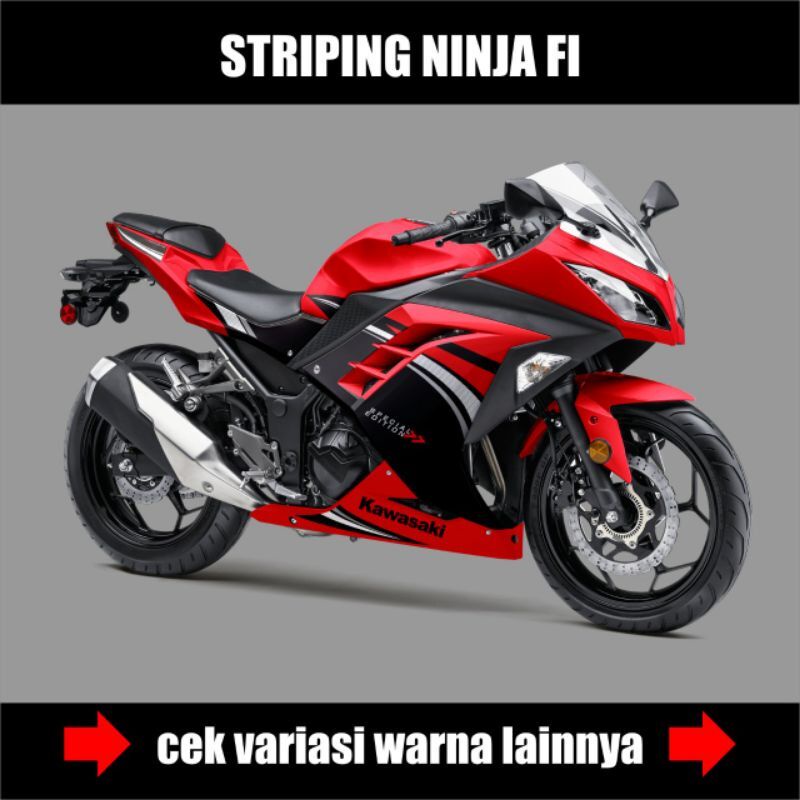 STRIPING VARIASI KAWASAKI NINJA 250R SE/NINJA FI 250 R