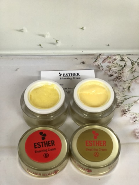 [PAKET] CREAM ESTHER GOLD KACA AB BLEACHING CREAM + SABUN