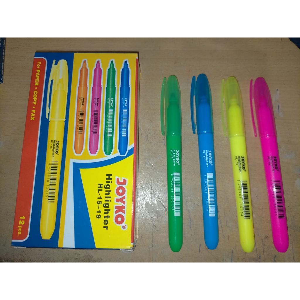 HIGHLIGHTER/STABILO JOYKO PEN HL15-19