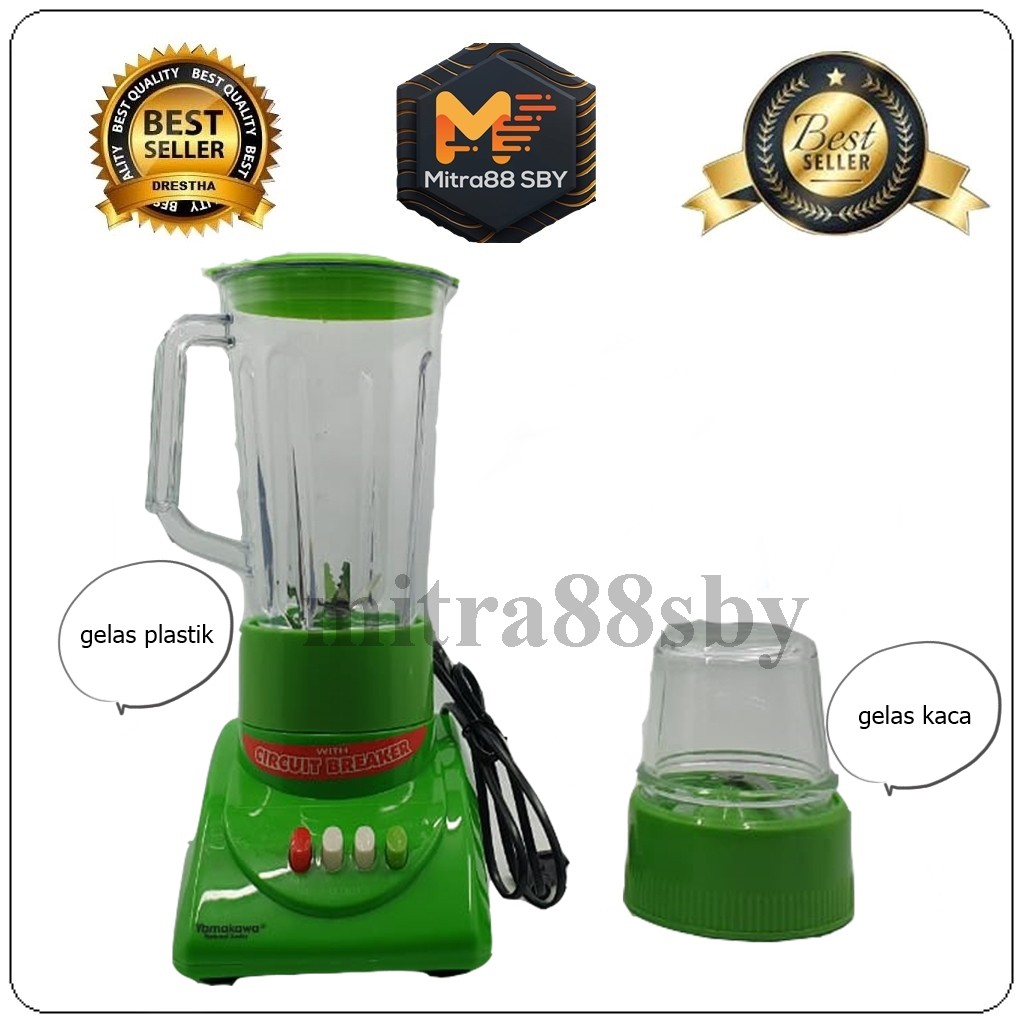 mitra88sby Blender plastik 3 IN 1 National Yamakawa Kapasitas 1 Liter