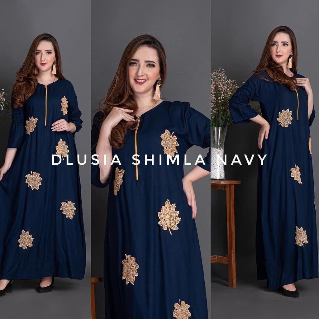 DASTER ARAB JUMBO LD 140 STANDAR LD 110 | DASTER JUMBO BUSUI | DASTER DLUSIA YARRA | BATIK PANTURA-DAUN NAVY
