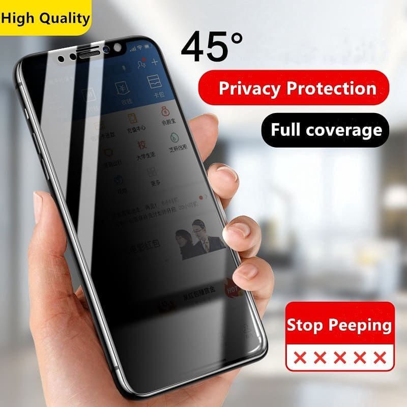 Tempered Glass Anti Spy Infinix Hot 8 Hot 9 Hot 9 Play Hot 9 Pro Hot 10s Hot 10T Hot 10 Play Hot 11 Hot 11S Hot 11 Play Hot 12i Hot 12 Hot 12 Play Hot 20 5G Hot 20i Anti Gores Anti Spy Privacy Full Layar