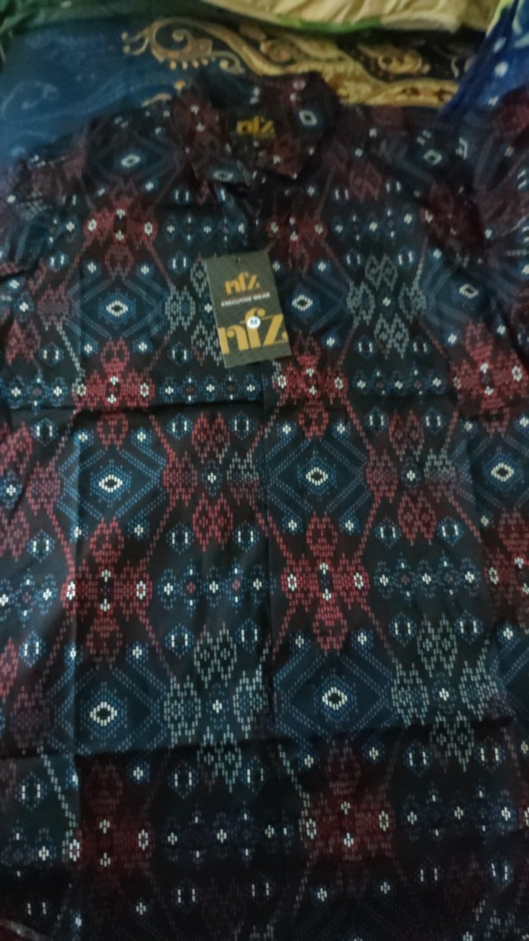 Kemeja Batik Pria Lengan Pendek Exclusive Kemeja Batik Cowok Kerja Kantoran Batik Salju 3l 1079