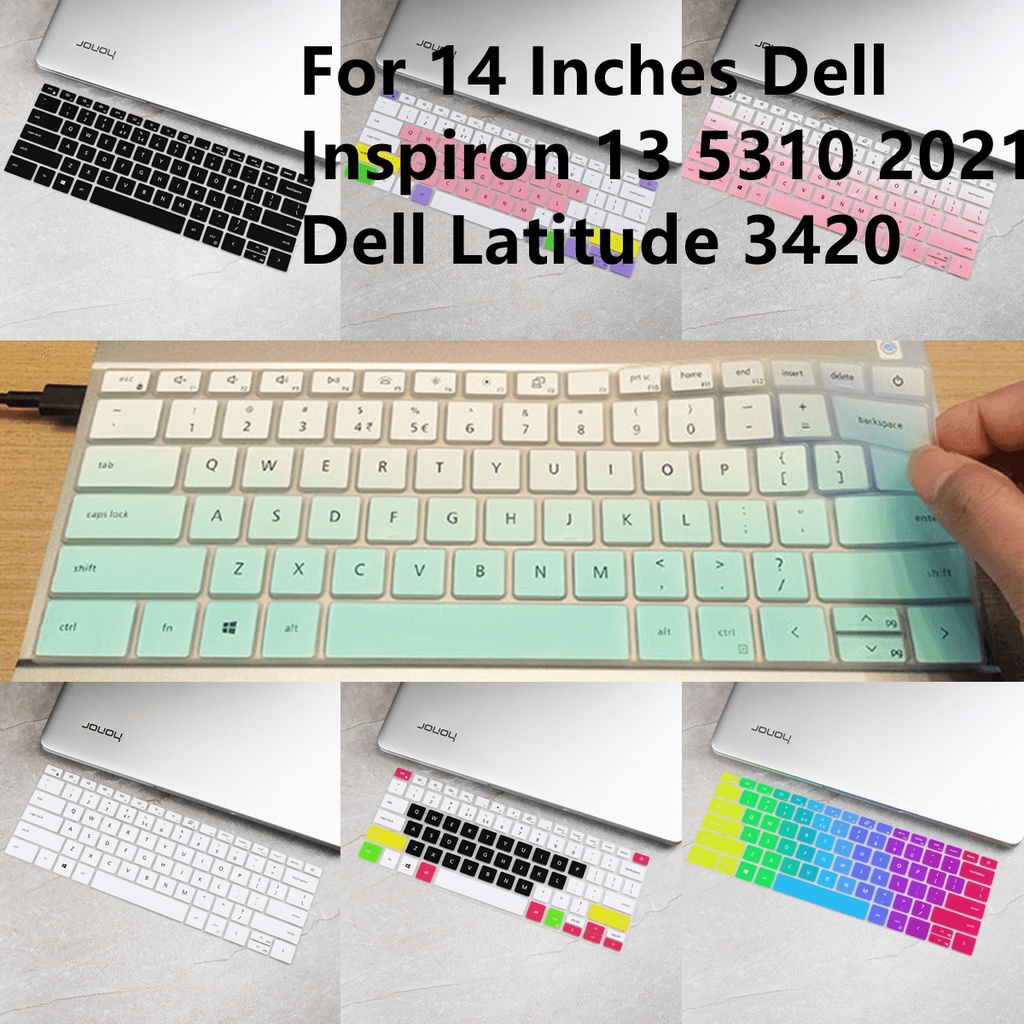 Cover Pelindung Keyboard Laptop Bahan Silikon Ultra Tipis Untuk Dell Inspiron 13 5310 Inspiron 5418 7000 7415 14 &quot;