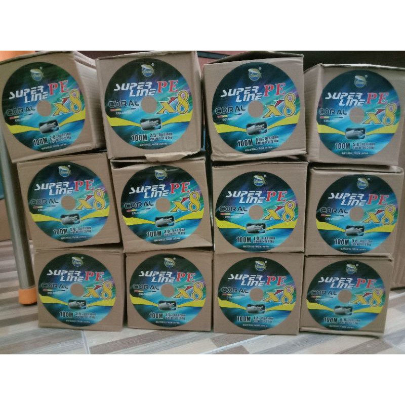 Senar PE orca Coral super line 8x