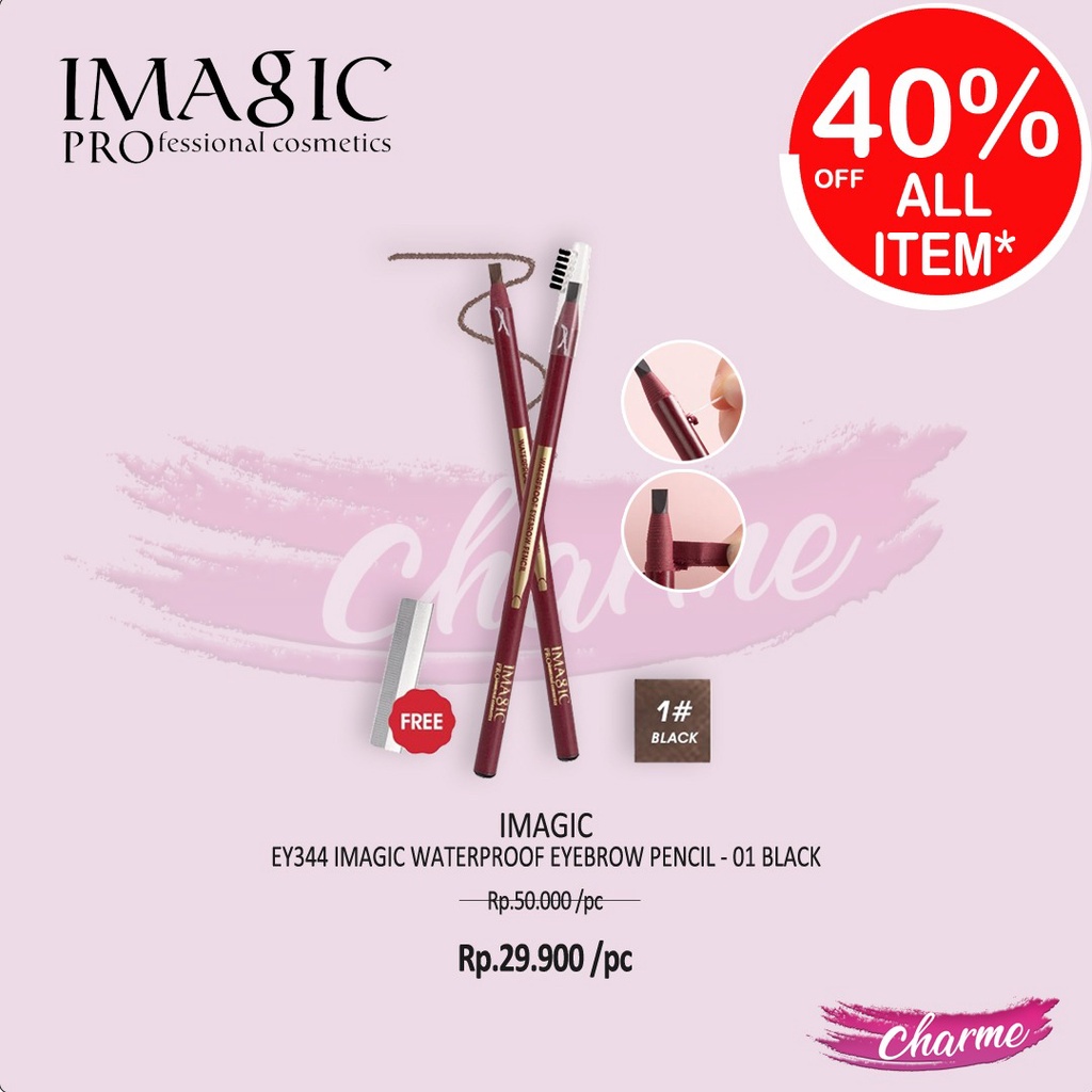 (READY &amp; ORI) Imagic Waterproof Eyebrow Pencil EY 344