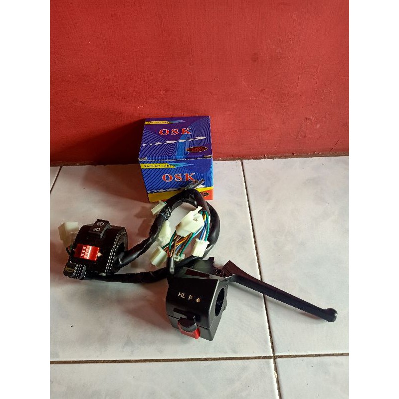 Holder saklar lampu set kanan kiri handel tuas rem Honda Grand star prima legenda