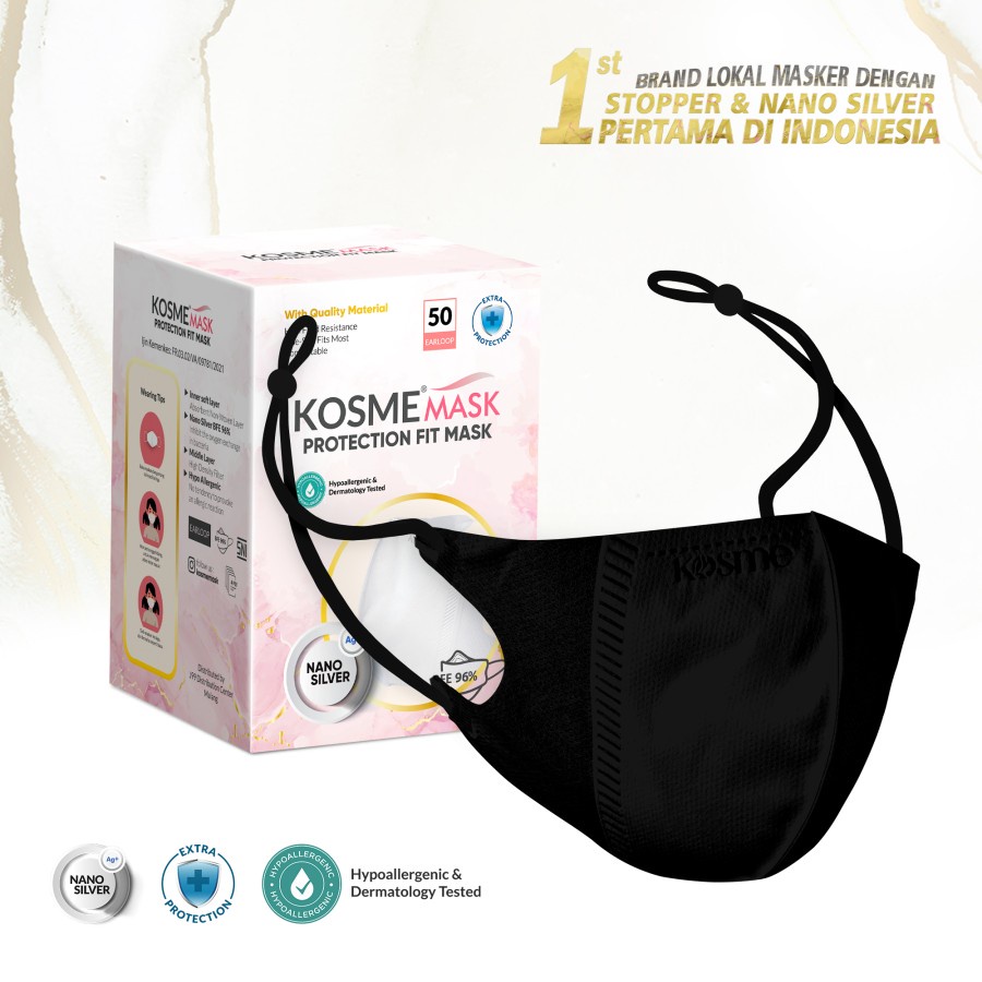 KOSMEMASK FITMASK NANO SILVER BUNDLING 2 BOX