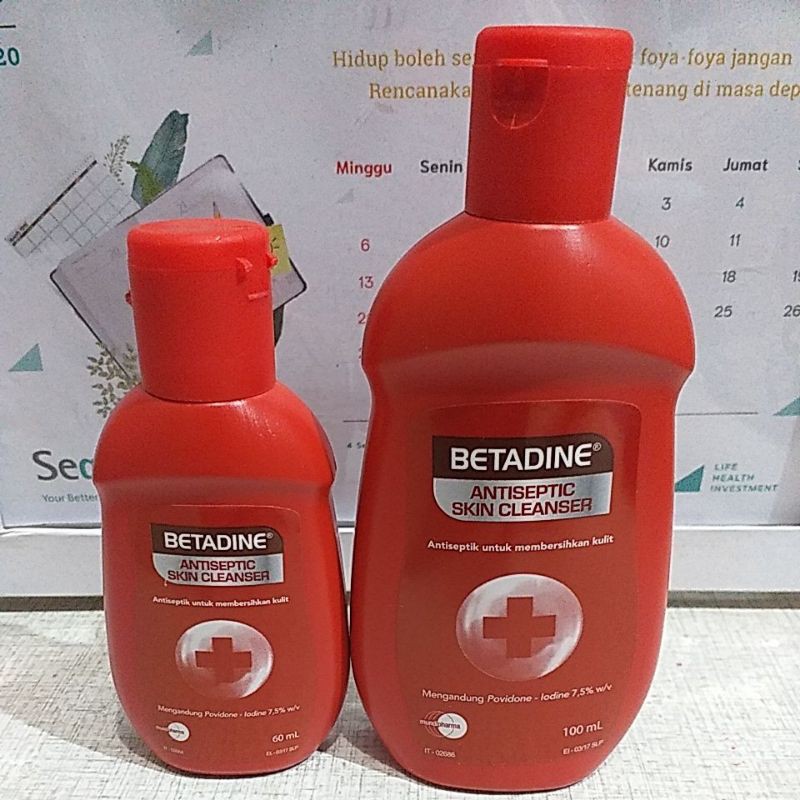 Betadine antiseptic skin cleanser/betadine sabun Shopee Indonesia