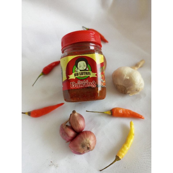

Bu Luthfi Sambal Bawang 160 g pedas botol plastik