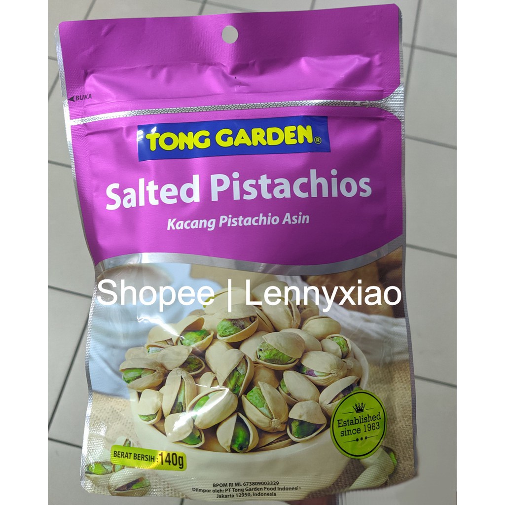 

Kacang Salted Pistachios Pista Best 140 gr Tong Garden Koi Xim Teu Khoi Sim Tew