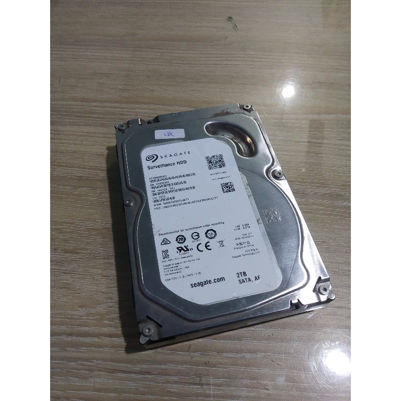 Hardisk PC 2TB Sentinel 100% - hard disk internal komputer