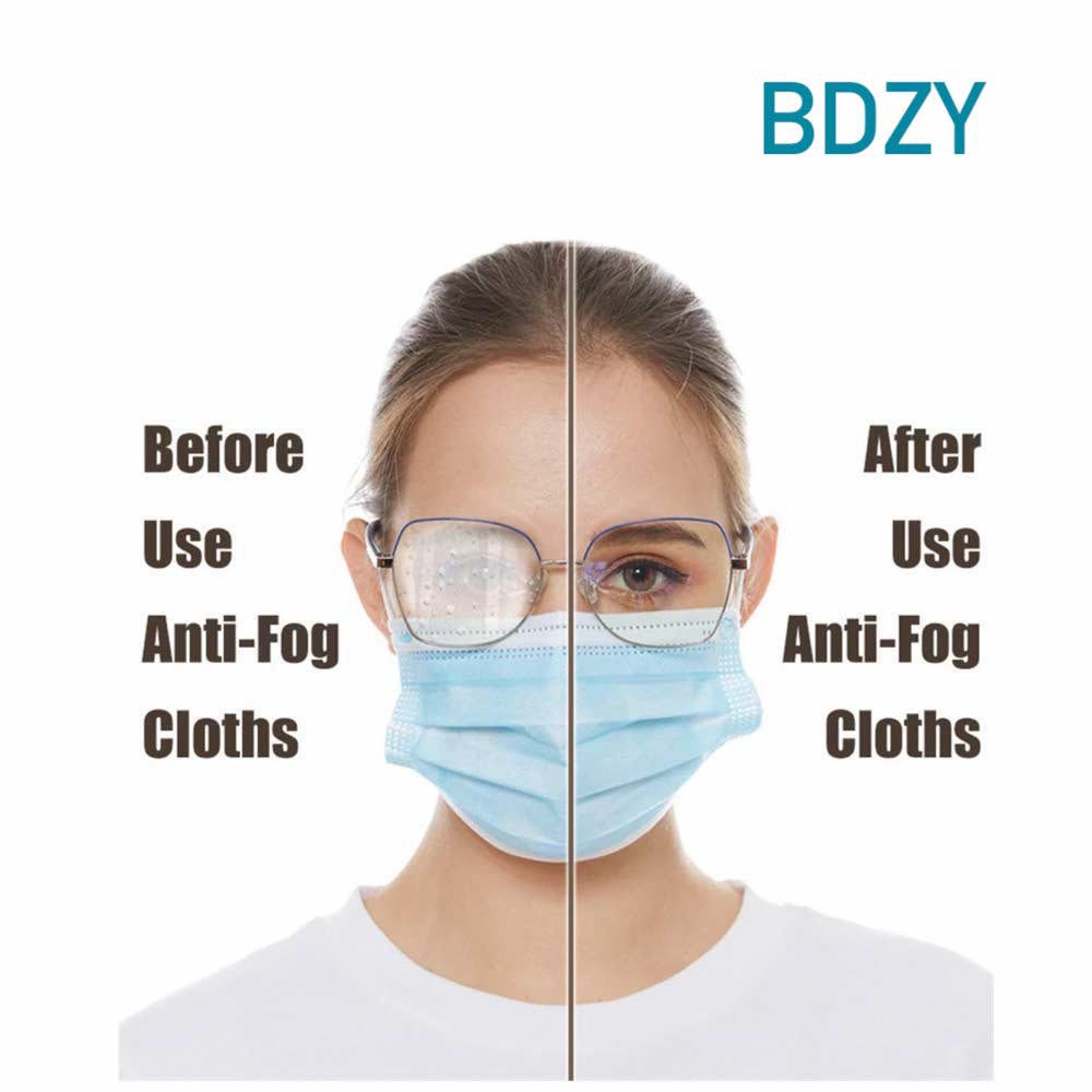 BDZY by ONKA Original 100% - Anti Fog - Kain Lap Kacamata Anti Embun dan Kabut - Cleansing Wipes