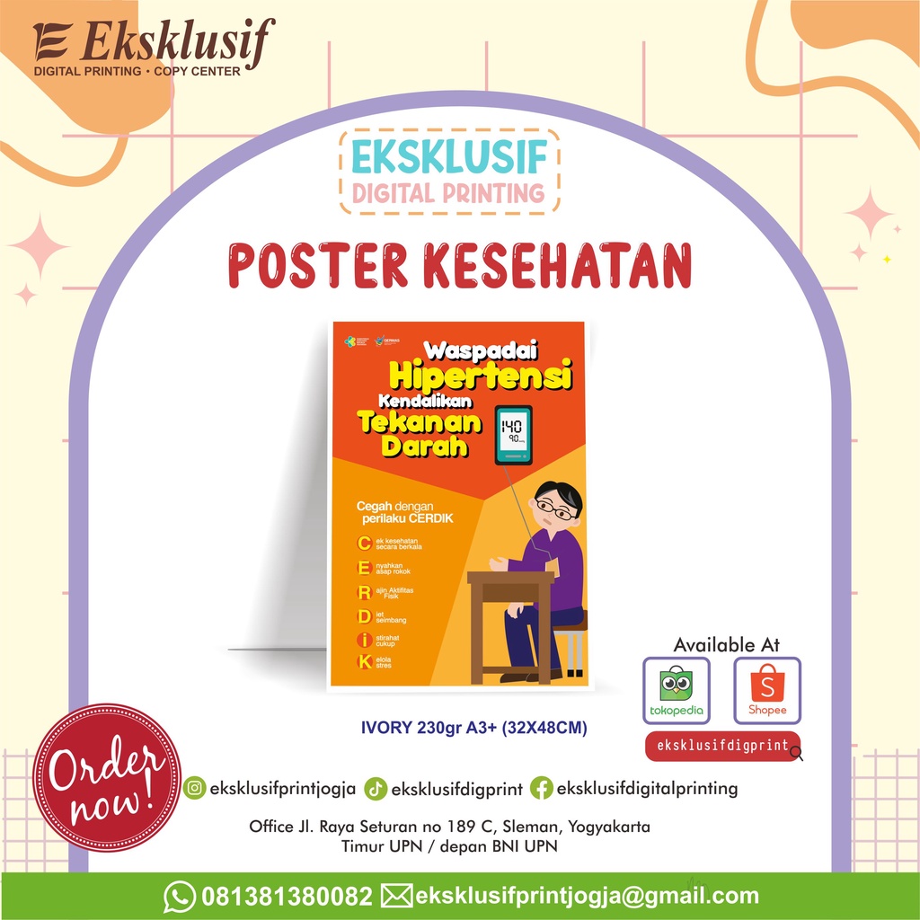 

Poster Kesehatan Versi B Untuk Anak/Instansi/Perusahaan