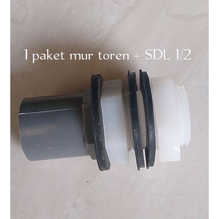 1 paket MUR TOREN 1/2 + SDL 1/2 inch