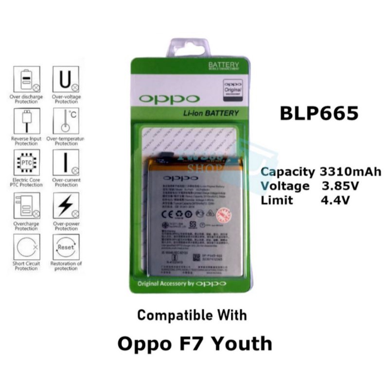 BATERAI BATRE BATTERY OPPO F7 YOUTH BLP665