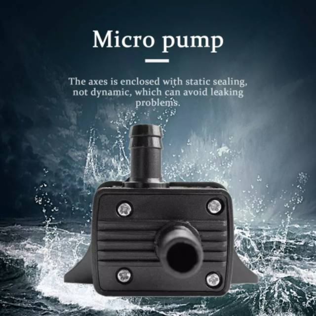 Pompa air Micro DC Pompa Air Celup Mini DC 12V 240L/H