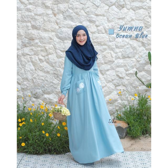 [ADEN HIJAB] YUMNA DRESS GAMIS POLOS