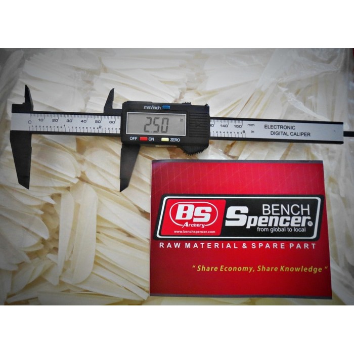 Vanes Anak Panah 2.5 Inch Putih - Vanes Arrow