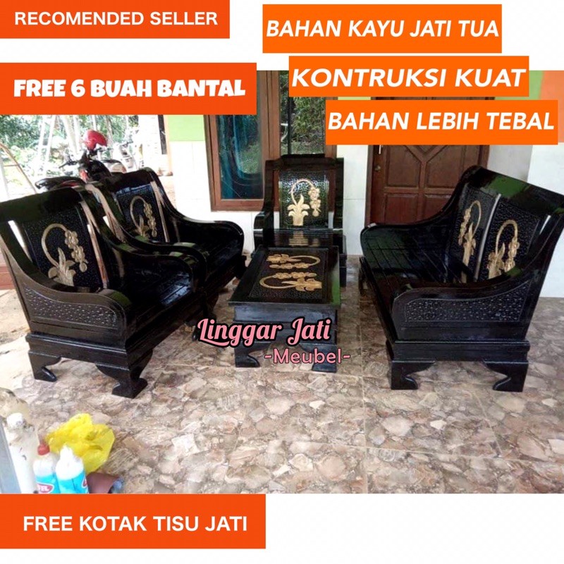 KURSI SEMUT JATI KURSI TAMU JATI 2111 MEJA SETKURSI TAMU JATI KURSI TAMU MINIALIS