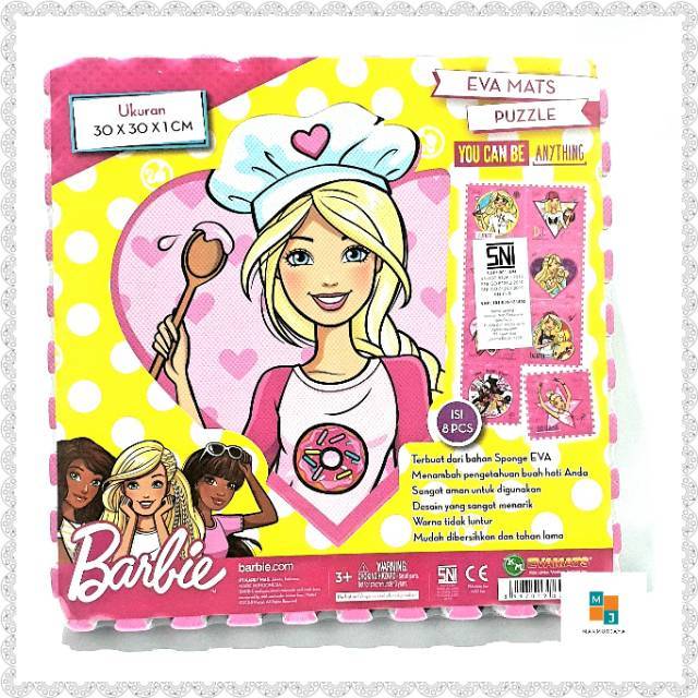 Evamat Barbie  ukuran 30 x 30 Shopee  Indonesia