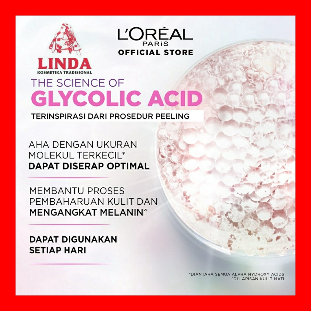 LOREAL PARIS GLYCOLIC BRIGHT CLEANSER FOAM 100ml