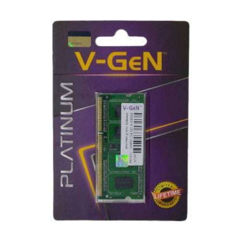 Ram Laptop VGeN Ddr3 Sodimm 2gb 4gb 8gb pc12800 1600Mhz V-GeN Platinum DDR3L