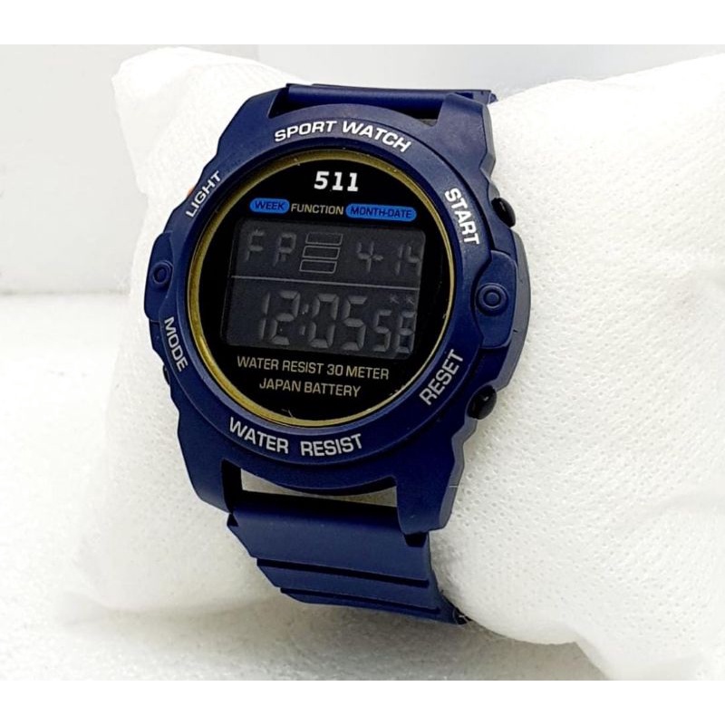 Jam Netizen Jam Tangan Skymax Jam Tangan Pria Tahan Air Menyelam Jam Tangan Couple Sepasang Free Baterai Box Analog Baterai Jam Tangan Waterproof-511 BIRU