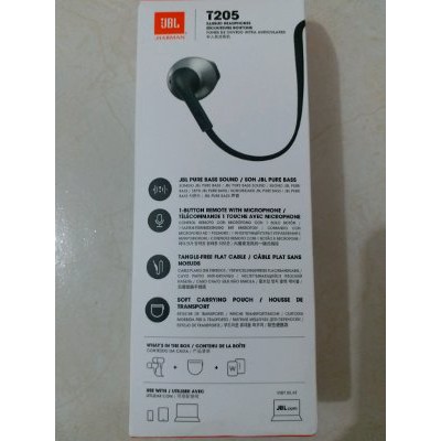 JBL T205 Earphones Garansi IMS 1 Tahun Terlaris