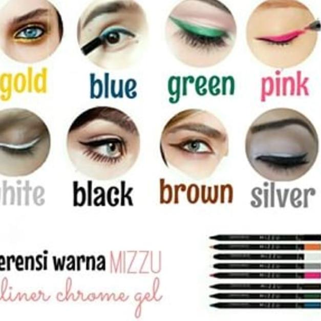 ✲ MIZZU CHROME EYELINER GEL/ WATERPROOF ➳