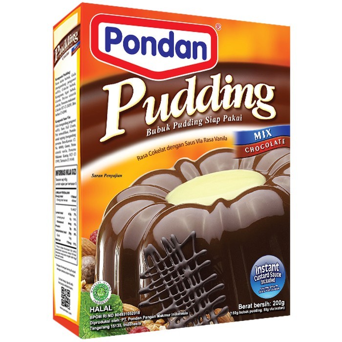 

Pondan Pudding Coklat 200 Gr