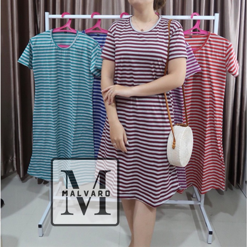 MAL-Dress Nadine / Dress Salur Wanita / Daster Wanita