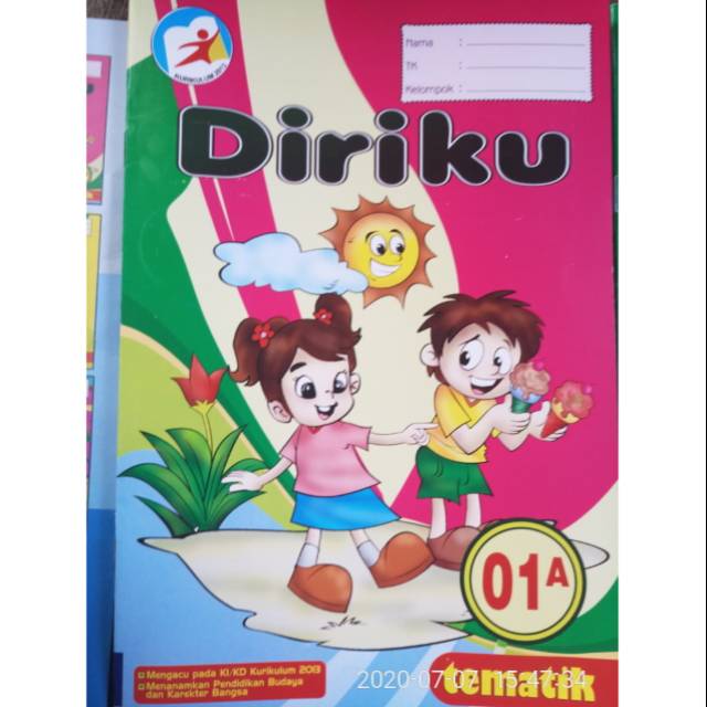 Buku paket TK A isi 10 ekonomis, LKS pembelajaran PAUD TK A/ paket TK A K13 tematik/ buku belajar