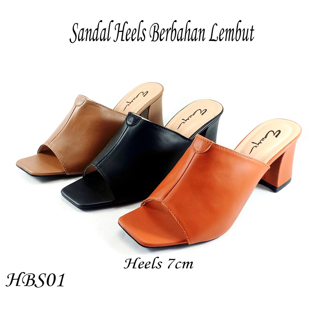 EMYE - SANDAL HEELS WANITA HBS01 / Sepatu Wanita Terbaru / Sepatu Cewek / Sepatu Original