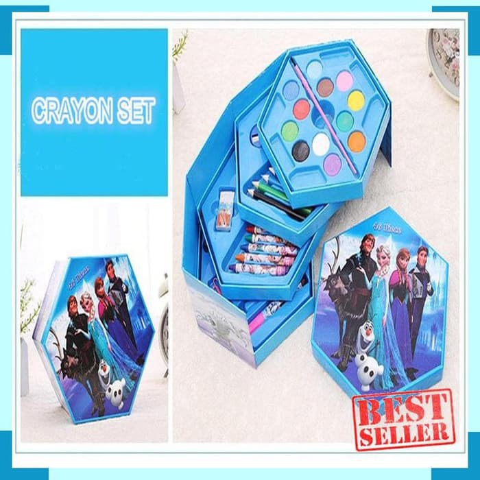 

me247 Crayon - CRAYON 4 IN 1 KRAYON SET ALAT PERLENGKAPAN MENGGAMBAR