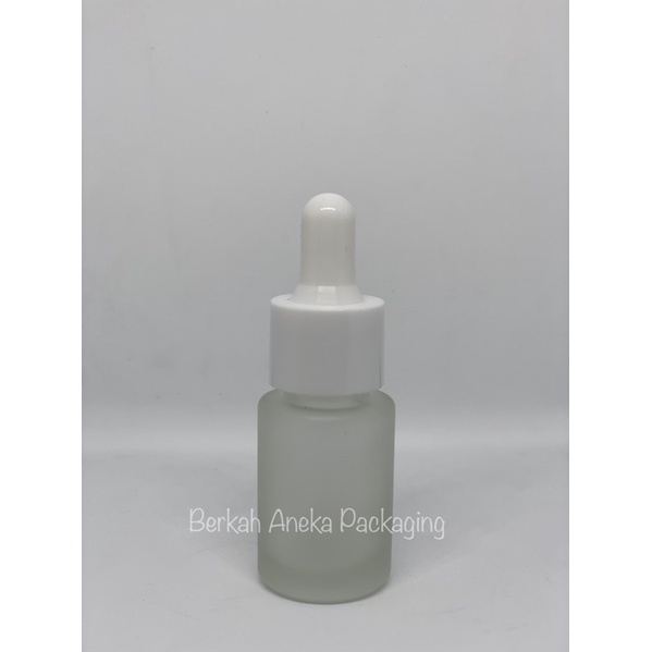 Botol Serum / Botol Kaca Frosted 15 ml
