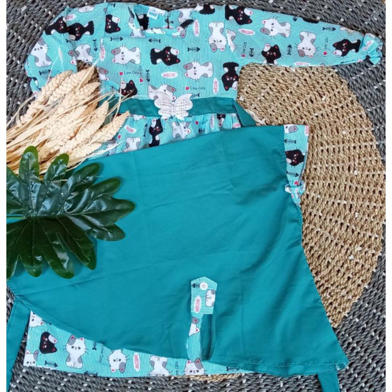 Gamis Anak Polimikro Lokal Usia 3-10 Tahun