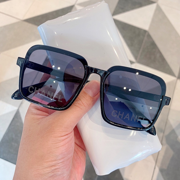 （YUZHU）COD INS Fashion Oversized Square Frame Kacamata untuk Wanita Kacamata Warna Permen Shades untuk Unisex