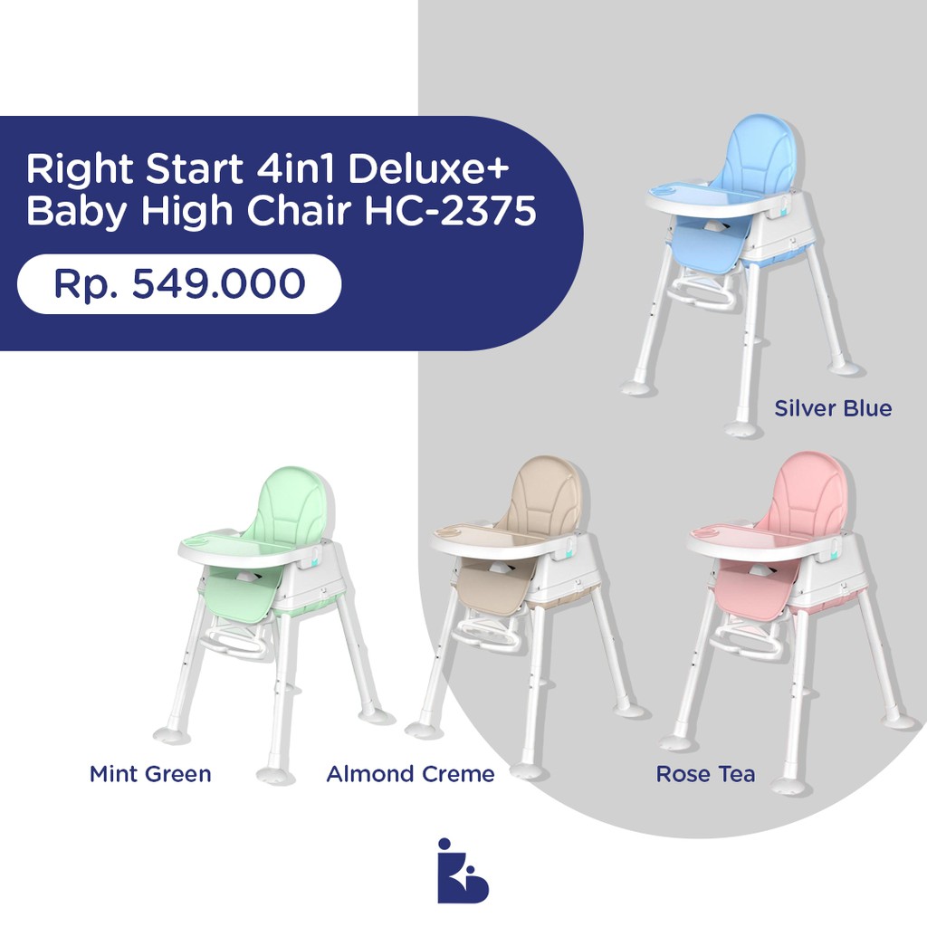 Right Start 4in1 Deluxe+ Baby High Chair HC-2375