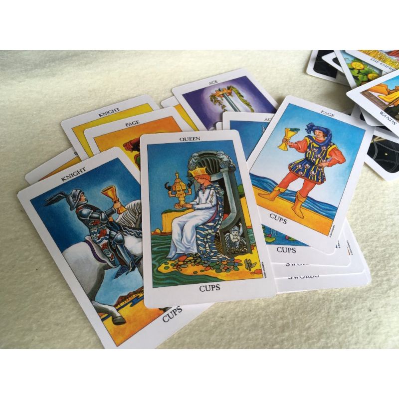 [BISA COD] Kartu Tarot Radiant Rider-Waite Tarot Card | The magician 78 cards Deck