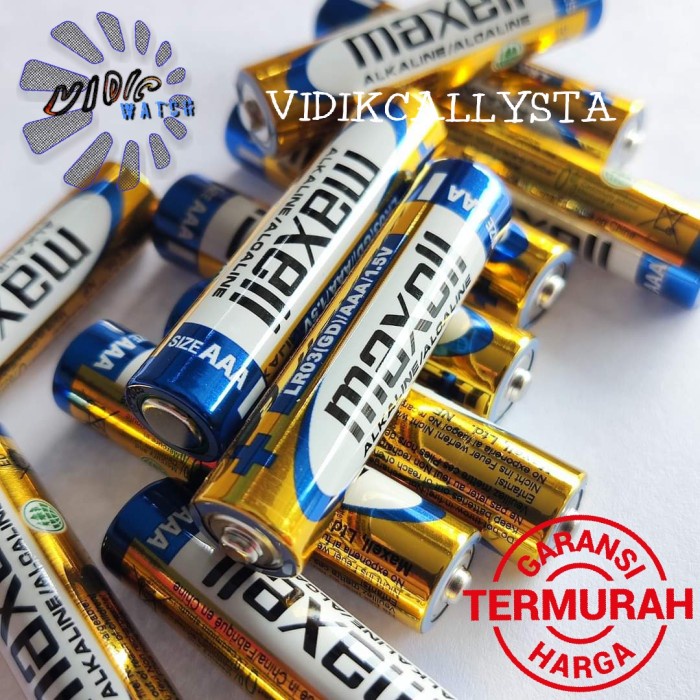 ORIGINAL BATU BATRE BATTERY ALKALINE A3 AAA LR03 ORIGINAL ASLI 0 MERCURY