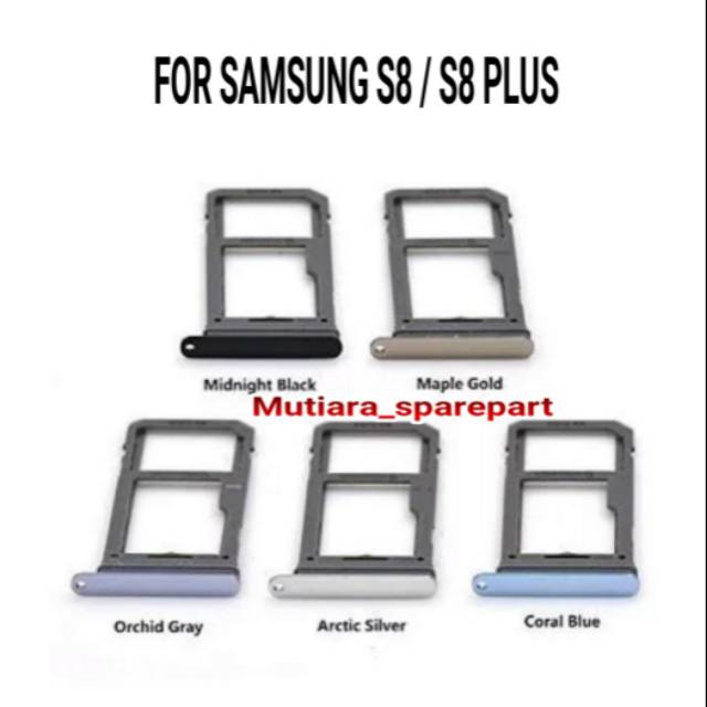 SIMTRAY / SIM CARD / TEMPAT SIM CARD SAMSUNG  S8 S8 PLUS