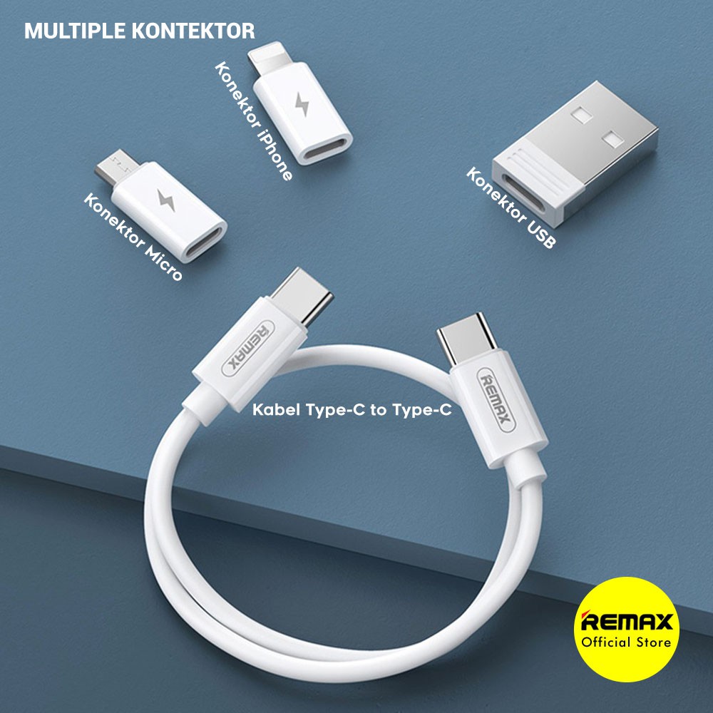 Remax Wanbo Set Travel 4 in 1 Multifungsi Kabel Cas 3A Fast Charging Phone Holder dan Slot MIcro SD