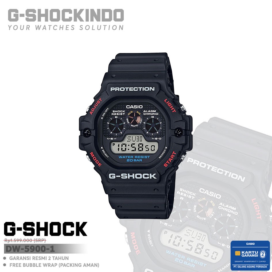 Casio G-shock DW-5900-1 / DW-5900-1DR Original